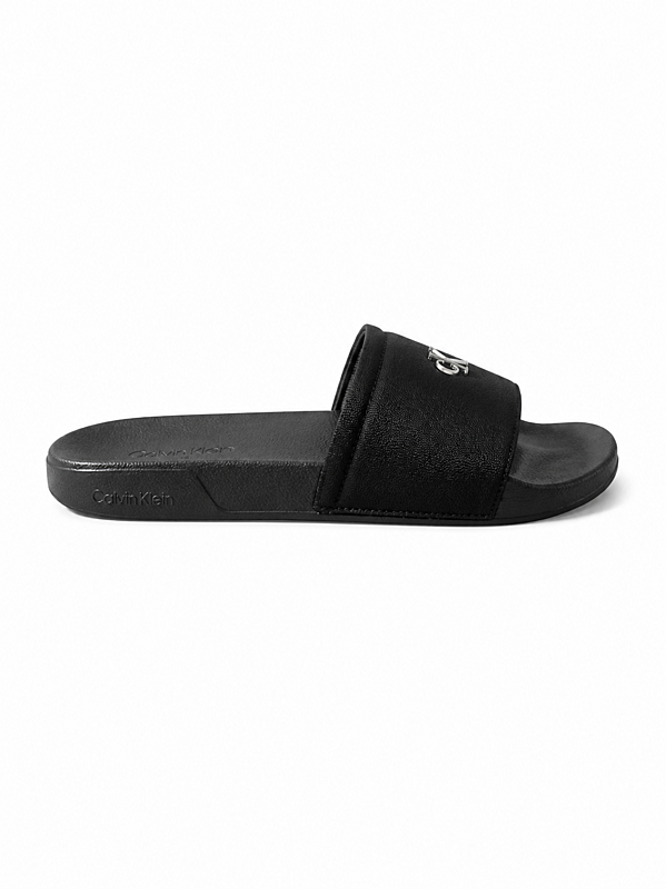 Dámské pantofle Calvin Klein ESS SLIDE CANVAS HDW