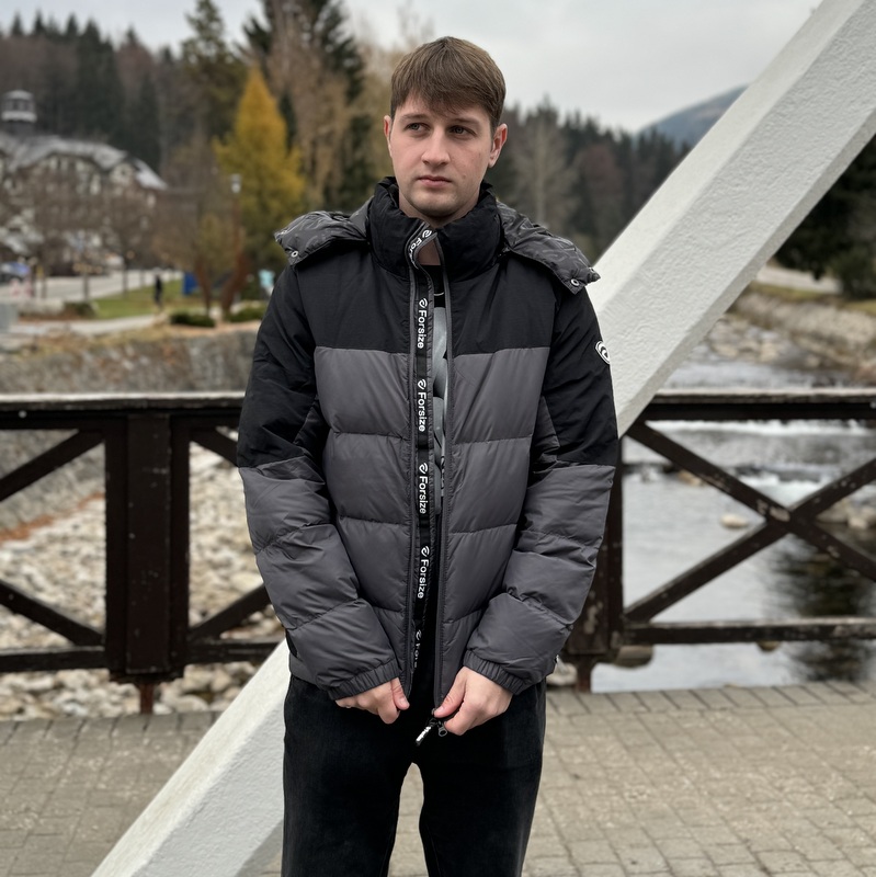 Pánská zimní péřová bunda Down IceChill