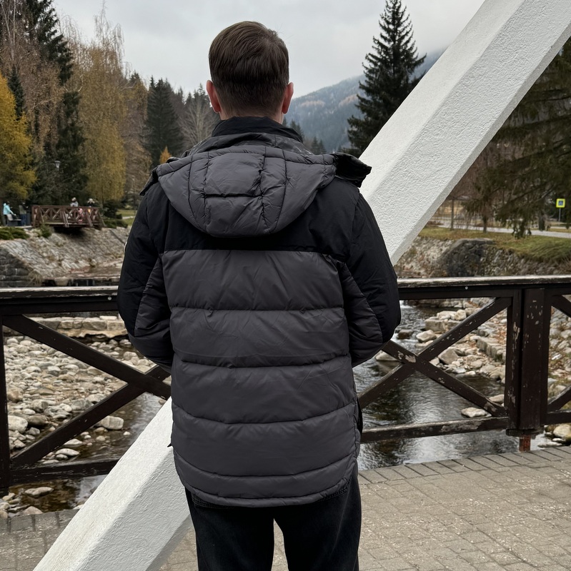 Pánská zimní péřová bunda Down IceChill