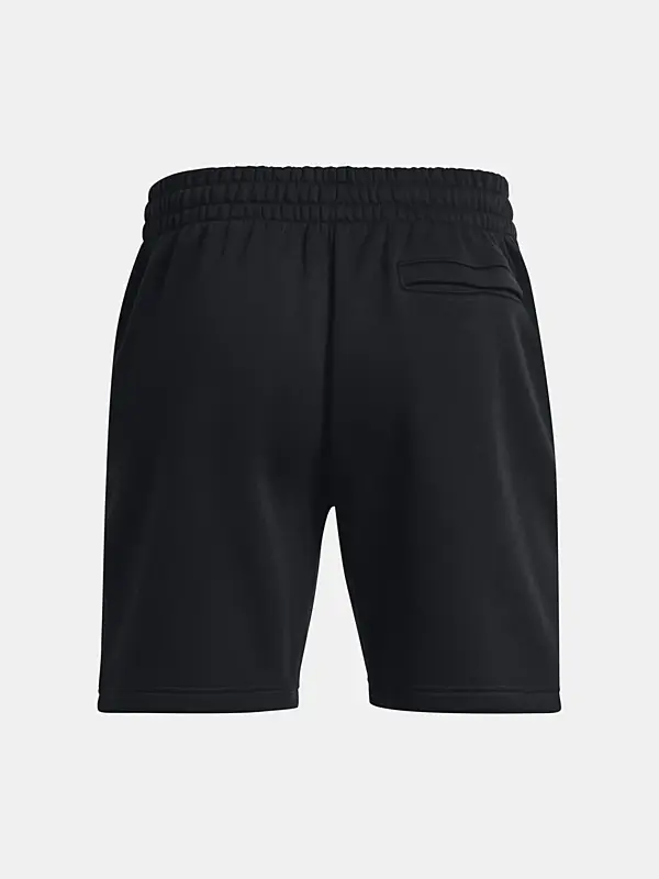 UA ICON FLEECE SHORT-BLK Pánske kraťasy