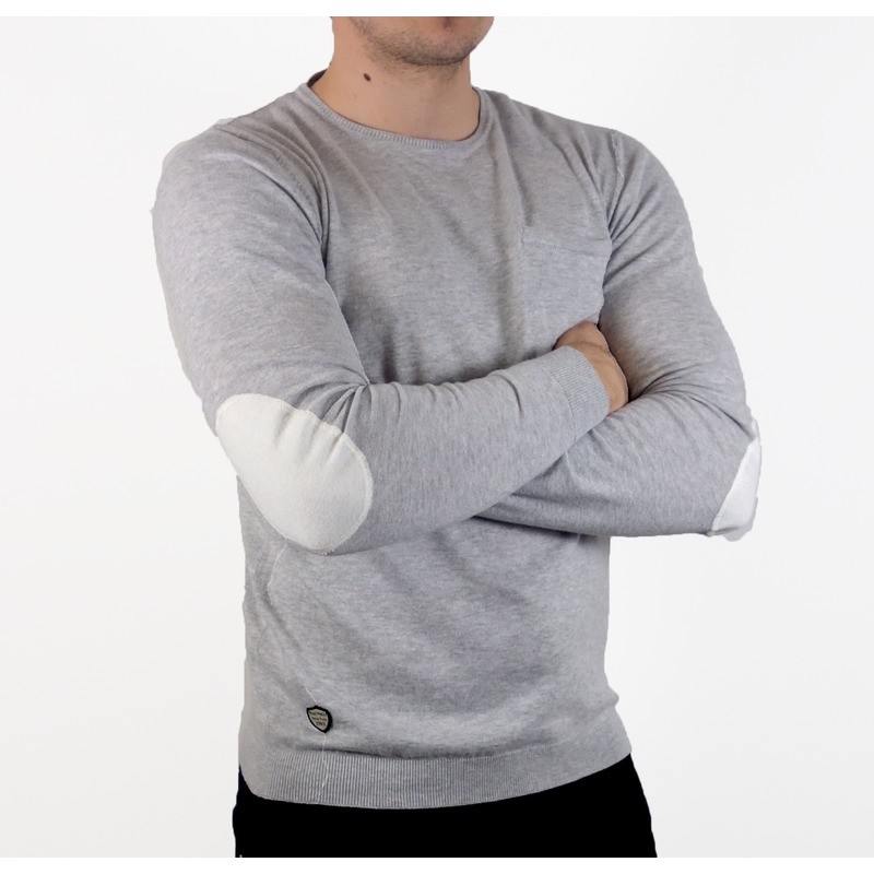 Grey Melange Pánsky sveter