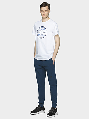 H4L21-TSM019 WHITE Pánské tričko