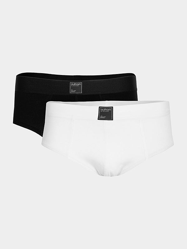 HOL21-BIM600 DEEP BLACK WHITE Pánské spodní prádlo