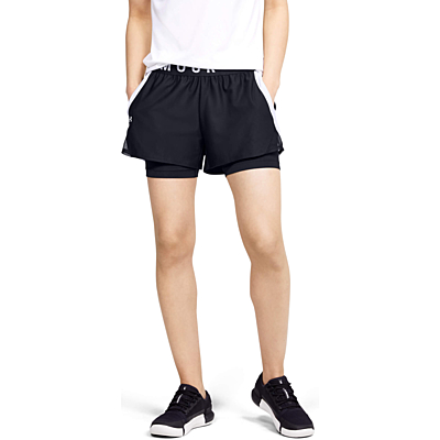 Play Up 2-in-1 Shorts-BLK