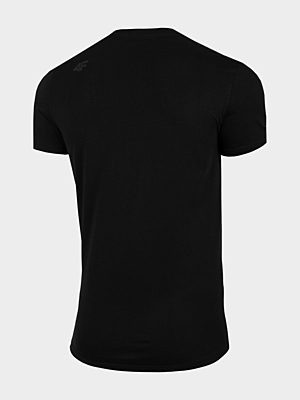H4L22-TSM011 DEEP BLACK Pánske tričko