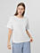 H4L22-TSD011 WHITE Dámske tričko