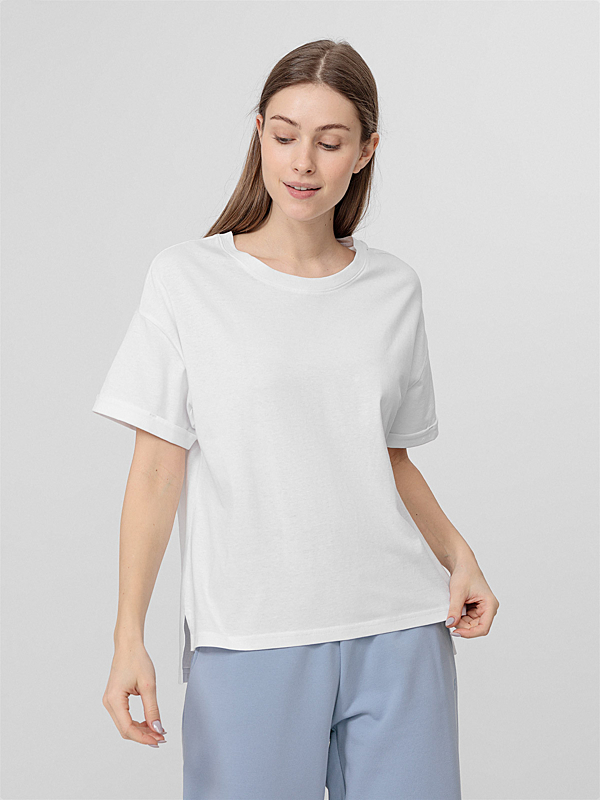 H4L22-TSD011 WHITE Dámske tričko