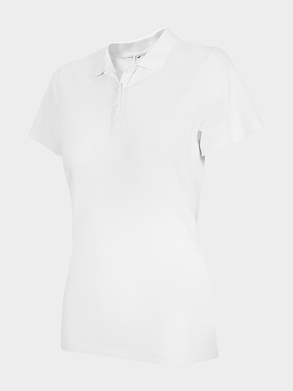 H4L22-TSD355 WHITE Dámské polo tričko