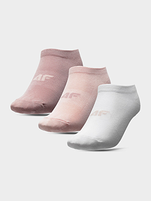HJL22-JSOD003 WHITE+PALE CORAL+SALMON CORAL Ponožky