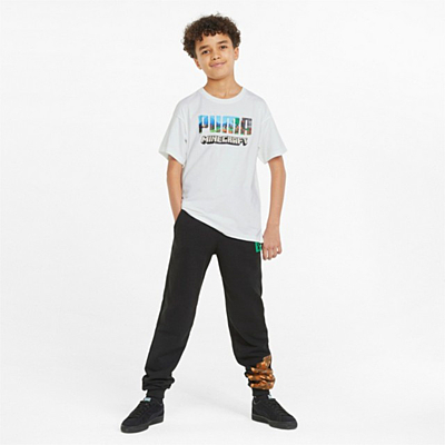 PUMA x MINECRAFT Relaxed Tee Kids Dětské tričko