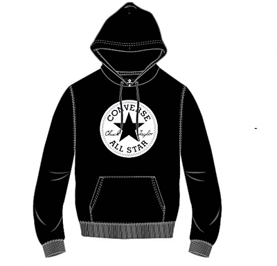 GO-TO CHUCK TAYLOR PATCH FRENCH TERRY HOODIE Unisex mikina