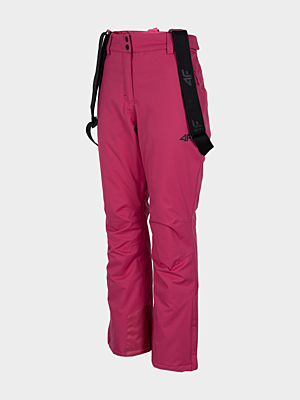 H4Z22-SPDN001 HOT PINK Dámske lyžiarske nohavice