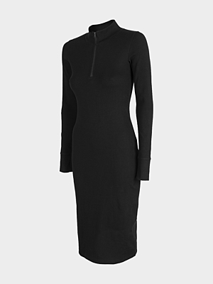 H4Z22-SUDD012 DEEP BLACK Dámské šaty