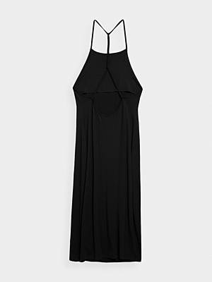 4FSS23TDREF050 DEEP BLACK Dámske šaty